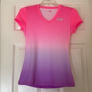 Gradient Fila Workout Shirt